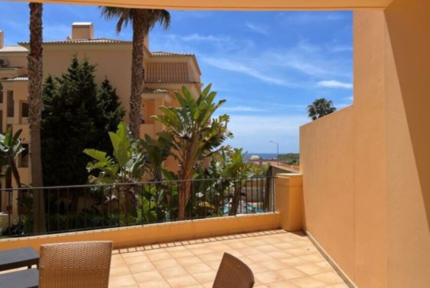 Terrace view with sea